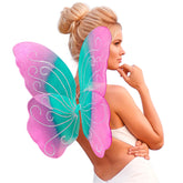 Ailes De Fée Multicolore / Ailes Papillon Fantaisie Rose et Turquoise / La Maison Du Déguisement
