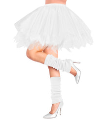 Jambières Années 80 Blanches / Paire Jambières Basic Blanc / Guêtres Blanc / La Maison Du Déguisement