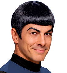 Perruque Spock Noir / Perruque Commander Star Trek / La Maison Du Déguisement