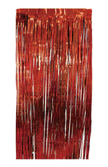 Rideau Lamé Rouge / Rideau Métallique Rouge / Rideau Décoratif / La Maison Du Déguisement