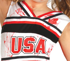 Déguisement Pom Pom Zombie Enfant / Costume Cheerleader zombie Enfant / La maison Du Déguisement