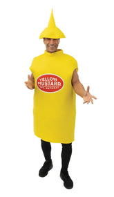Déguisement Bouteille de Moutarde Homme / Costume Moutarde Jaune Homme / La Maison du Déguisement