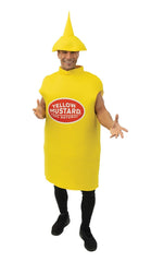 Déguisement Bouteille de Moutarde Homme / Costume Moutarde Jaune Homme / La Maison du Déguisement
