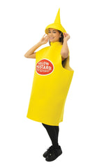 Déguisement Bouteille de Moutarde Femme / Costume Moutarde Jaune Femme / La Maison du Déguisement