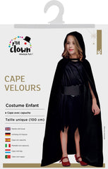 Cape Noire avec Capuche Enfant / La Maison Du Déguisement