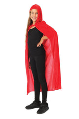 Cape Velours Avec Capuche Rouge Enfant / La Maison Du Déguisement