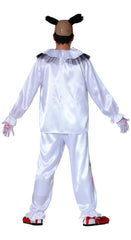Déguisement Clown Fantôme Homme / Costume Bouffon Assassin Blanc / Costume Clown Blanc Zombie / La Maison Du Déguisement
