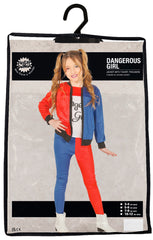 Déguisement Harley Quinn Dangerous girl Enfant / Costume Dangerous Girl Halloween Enfant / La maison Du Déguisement
