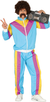 Déguisement Années 80 Survêtement Jogging Homme / Costume Jogging Année 80 Homme / La Maison Du Déguisement