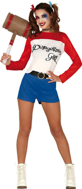 Déguisement Harley Quinn Dangerous Girl / Costume Crazy dangerous Femme / La Maison Du Déguisement