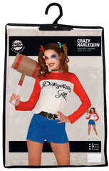 Déguisement Harley Quinn Dangerous Girl / Costume Crazy dangerous Femme / La Maison Du Déguisement