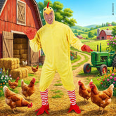 Déguisement Poulet Jaune Adulte / Costume Poussin Jaune / La Maison Du Déguisement