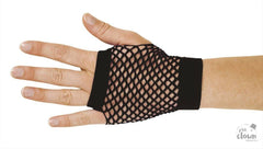 Mitaines En Résille Noir / Gants Résille Noir / Gants En Maille Noir / La Maison Du Déguisement
