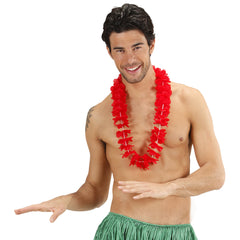 Collier Hawaïen Rouge / Collier Hawaï Rouge / La Maison Du Déguisement