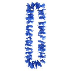 Collier Hawaïen Bleu Foncé / Collier Hawaï Bleu / La Maison Du Déguisement