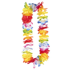 Collier Hawaïen Multicolore / Collier de Fleurs arc-en-ciel / La Maison Du Déguisement