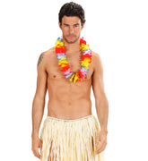 Collier Hawaïen Multicolore / Collier de fleurs arc-en-ciel / La Maison du Déguisement