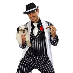 Écharpe Blanche De Dandy / Echarpe Blanc / La Maison Du Déguisement