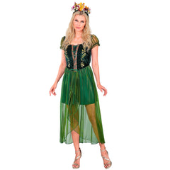 Déguisement Reine De La Forêt Adulte / Costume Belle Reine De La Forêt Vert / La Maison Du Déguisement