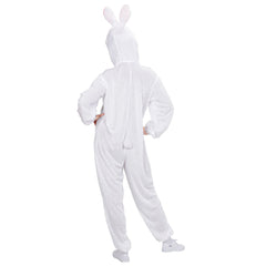 Location Déguisement Lapin Blanc Adulte / Location Costume Combinaison Bunny Blanc / La Maison Du Déguisement