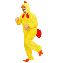 Location Déguisement Poussin Jaune Adulte / Location Costume Combinaison Poulet Jaune / La Maison Du Déguisement