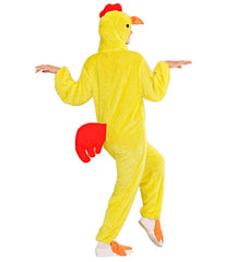 Location Déguisement Poussin Jaune Adulte / Location Costume Combinaison Poulet Jaune / La Maison Du Déguisement