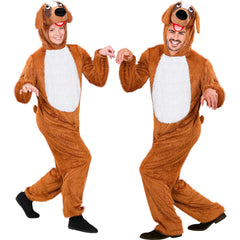 Location Déguisement Chien Marron / Location Costume Chien Adulte / La Maison Du Déguisement