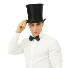 Chapeau Haut de Forme Satiné BM / Chapeau Rocambole BM / La Maison du Déguisement