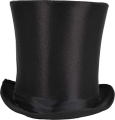 Chapeau Haut de Forme Satiné BM / Chapeau Rocambole BM / La Maison Du Déguisement