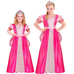 Déguisement Princesse Rose avec Diadème Enfant / Costume Princesse rose avec Diadème Enfant / La Maison Du Déguisement