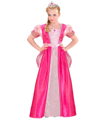 Déguisement Princesse Rose avec Diadème Enfant / Costume Princesse rose avec Diadème Enfant / La Maison Du Déguisement