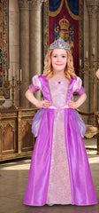 Déguisement Princesse Violet avec Diadème Enfant / Costume Princesse Violet avec Diadème Enfant / La Maison Du Déguisement
