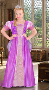 Déguisement Princesse Violet avec Diadème Enfant / Costume Princesse Violet avec Diadème Enfant / La Maison Du Déguisement