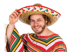 Sombrero paille naturelle / Sombrero en Paille Mexicain / La Maison du Déguisement