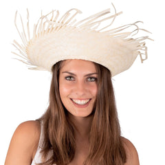 Chapeau Hawaï / Chapeau de paille / La Maison du Déguisement