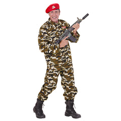 Déguisement Militaire de camouflage Soldat / Costume Soldat Commando Militaire / La Maison Du Déguisement