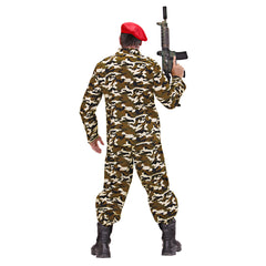 Déguisement Militaire de camouflage Soldat / Costume Soldat Commando Militaire / La Maison Du Déguisement