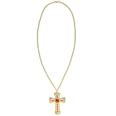 Croix Dorée BM / Collier Croix Or / chaîne Croix Or / La Maison Du Déguisement