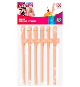 Pailles zizi 6 / Set De 6 Pailles Zizi / Pailles Pénis / la Maison Du Déguisement