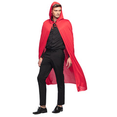 Cape Avec Capuche Rouge / Cape Dusk Rouge à Capuche / La Maison Du Déguisement