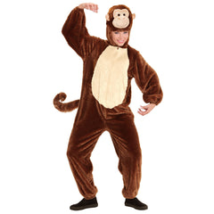 Location Déguisement Combinaison Douce Singe Marron Adulte / Location Costume Singe Marron BM / La Maison Du Déguisement