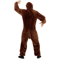 Location Déguisement Combinaison Douce Singe Marron Adulte / Location Costume Singe Marron BM / La Maison Du Déguisement