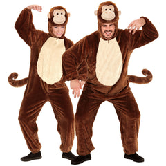 Location Déguisement Combinaison Douce Singe Marron Adulte / Location Costume Singe Marron BM / La Maison Du Déguisement
