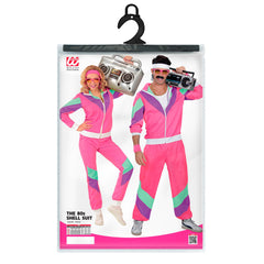Déguisement Survêtement Années 80s Rose Femme / Costume Jogging année 80 Rose Femme / La Maison Du Déguisement