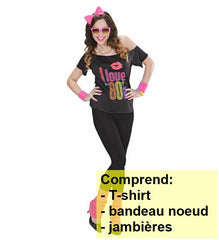 Déguisement Années 80 Femme / Costume Fille Des Année 80 Disco / La Maison Du Déguisement