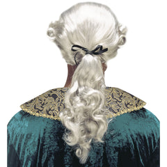 Perruque Marquis Coloniale Gris / Perruque Marquis Comte Alphonse Gris / La Maison Du Déguisement