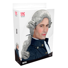 Perruque Marquis Coloniale Gris / Perruque Marquis Comte Alphonse Gris / La Maison Du Déguisement
