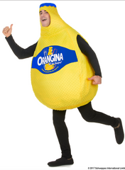 Déguisement Bouteille d’Orangina Jaune / Costume Bouteille d’Orangina Jaune / La Maison Du Déguisement