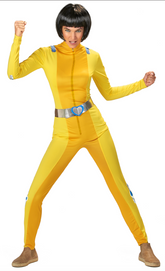 Déguisement Totally Spies™ jaune Alex Femme / Costume Combinaison Espionne Jaune / La Maison Du Déguisement