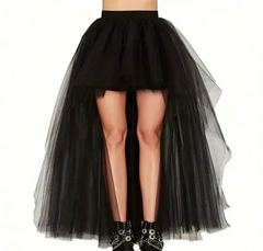 Tutu Femmes élégantes Noir en tulle / Tutu Femmes élégantes résille Noir / La Maison Du Déguisement